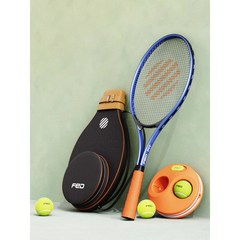 [아이언티샷] 테니스 리턴볼 세트 고급형 1인 트레이닝 셀프 연습 나홀로 솔로 테니스, 블루, 1세트