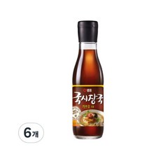 샘표 국시장국 가쓰오국물, 350ml, 6개