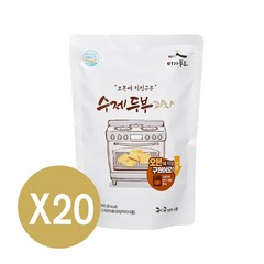 국산 콩 수제 두부과자 110g 20봉, 20개