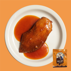 채우닭 실온 보관 소스 닭가슴살 바베큐맛, 30팩, 125g