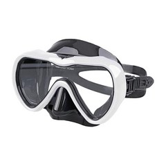 성인 수영 안경 대형 프레임 클리어 뷰 내구성 안티 안개 조절 수영 안경 남성용 다이빙 안경 카약 보호 야외, 17.2cmx9.2cm, 실리콘, 하얀색, 1개