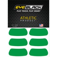 EYEBLACK Green 컬러 아이블랙 12 pair (24개) 아이패치 스티커, 켈리그린, 24개