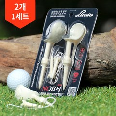 리카타 2개1세트 NEW 노비티 비거리 방향성 개선 마그네틱 골프티, 뉴노비티 골프티