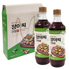 웰크리 끓일필요없는 장아찌 간장세트 860mlx2p (두릅 마늘쫑 매실 장아찌양념), 6개마다배송비부과