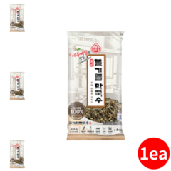 제주메밀 고기리 들기름 막국수 450g (112.5g x 4) 4인분 buckwheat noodle 메밀면 메밀막국수 제주막국수 메밀면국수 들기름국수 쟁반막국수 비빔막국수, 112.5g, 4개