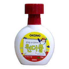 오공 공작용 수성 접착제 원더풀 무독이 50g, 1개