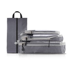 [4개 세트] 프레스 압축파우치 여행용 가방 짐싸기