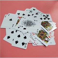 카지노 트럼프카드 보드 게임 플레잉 포커 홀덤 카드 마술 훌라 최고급형 플라스틱, 상세페이지 참조