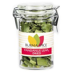 버마스파이스 판단 잎 리프 드라이드 0.2oz(6g) Burma Spice Pandanus Leaf Dried, 1개