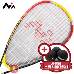 브랜드없음 니아 NIA NS-200 스쿼시 라켓 235g 18mm(스쿼시볼+커버), 선택완료, 단품없음