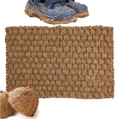 야자 코코넛 흙털이 발매트 60x40 (신발털이 현관 발판 깔판 골프장 스키장 식당발매트), S, 1개