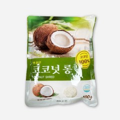 맷돌속작은콩 새롬푸드 맛좋은 코코넛 롱 400g, 1개