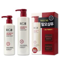 꽃을든남자 알지쓰리 헤어로스 크리닉 샴푸액 520ml+240ml, 1세트