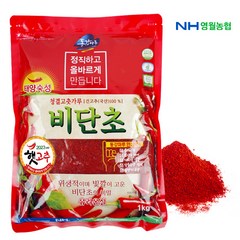 영월농협 동강마루 청결 고춧가루 비단초 1kg, 1세트