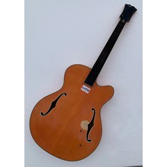 할로우바디기타 DIY 커스텀 일렉트릭 재즈 할로우 바디 기타 부품 하드웨어 미포함 6 현 기타 재고 W1896
