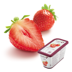 아이스박스포함+제원 브아롱 딸기 퓨레 1kg (스트로베리 냉동 과일 과당 프랑스 브와롱), 1개