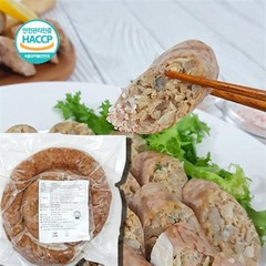 미진 토종 백순대 500g 국내산 찰순대 야식 간식 안주 분식 냉동