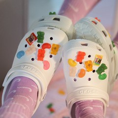 젤리 곰 젤리콩 젤리빈 파츠 세트 모음 실내화 신발 장식 꾸미기 커플 우정