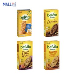 벨비타 Belvita 아침식사대용 통밀 비스킷 300g 4종 (밀크/초코/허니너츠/과일섬유) 호주직배송, 밀크 & 시리얼, 1개