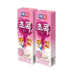 동서 제티초콕 딸기맛 10T X 2개(20T) 빨대 우유 콕/바나나 초코렛 쿠키앤초코, 2개