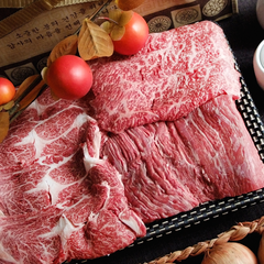 1++ 투뿔 한우선물세트 꽃등심 1.2kg 특수부위 500g 장조림 600g 소고기 구이 추석 설 명절 부모님 선물 등바구니