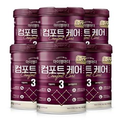 뉴 아이엠마더 컴포트케어 분유 3단계 / 배앓이분유, 6캔, 800g