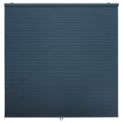 이케아 HOPPVALS 호프발스 반암막 셀룰러 블라인드 - 블루 120x155 cm