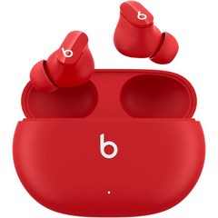 Beats Studio Buds - 진정한 무선 노이즈 캔슬링 이어버드 - Apple 앰프와 호환 Android 내장 마이크 ipx4 등급 땀 방지 이어폰 클래스 1 블루투스, 빨간색, 3.레드 스튜디오 버드