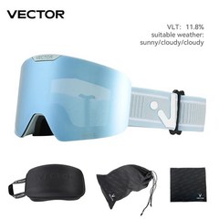 스키복 보드복 VECTOR 브랜드 스키 고글 어린이 스노보드 스키용 안경 김서림 방지 마스크 UV400 보호