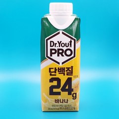 오리온 닥터유 단백질 프로 바나나, 250ml, 24개