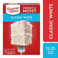 Duncan Hines Classic White Cake Mix 던컨 하인즈 치즈 케익 믹스 클래식 화이트 432g, 1개