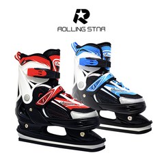 [R-STAR]롤링스타 아이스 스케이트 사이즈조절, M, 레드