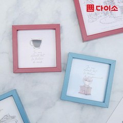 [다이소]정사각 MDF 액자 (4X4) -1030649, 1개