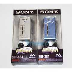 3컬러 미개봉 희귀 절판 버전 소니 가벼운 포켓형 워크맨 srf-s84 FM AM, 01.블루