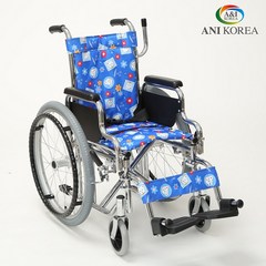 Advnace 105 33cm 아동용 아동병원 환자용 접이식 수동 휠체어 에이엔아이 코리아, 1개