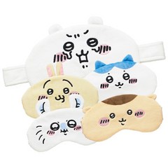 키탄클럽 가챠 나가노 치이카와 캐릭터 얼굴모양 수면안대 아이마스크, 1개, 1개입