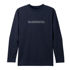 시마노 낚시 티셔츠 긴발 상의 코튼 로고 롱 슬리브 SH 011V 5컬러, 네오네이비