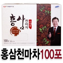 KY식품 시리얼 홍삼천마차, 20g, 100개입, 1개