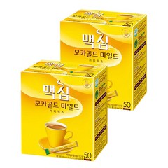 맥심 모카골드 마일드 커피 믹스, 12g, 50개입, 2박스