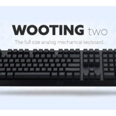 우팅 two HE 게이밍 아날로그 기계식 키보드 Wooting two HE keyboard, BLACK TWO HE