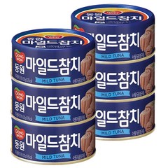 동원 마일드 참치, 200g, 6개