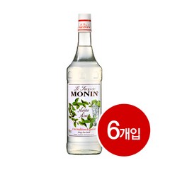 모닌 모히토민트 시럽 1L 2개 (6개박스), 단품