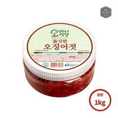 [오마니젓갈] 속초 수제젓갈 오마니 오징어젓 1kg (중국산), 색상:단일상품
