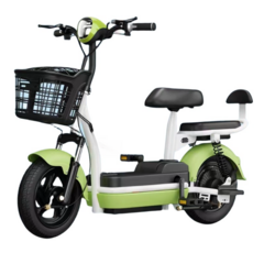 MONTHERIA 성인 전기 자전거 48V 가성비 배달 출퇴근 A598-57, 20A-여정60~70킬로미터, 녹색