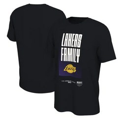 LAKERS FAMILY Playoff LA 레이커스 NBA 반팔 티 셔츠 빅사이즈 농구 커플 스웻 슈팅 져지 레이커즈 저지