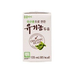콩콩아이 국산콩으로만든 유기농두유 135ml X 24팩205260, 없음