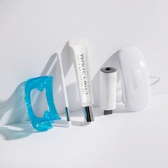 화이트랩스 LED 셀프 자가 치아미백기계 치아미백젤2개 1인 세트, 단품