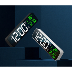 시계 디지털 탁상시계 고급무소음 LED탁상시계 화이트 & 블랙