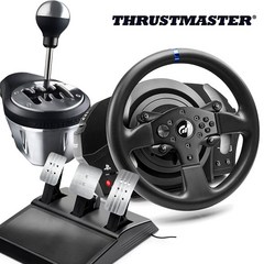 트러스트마스터 T300RS GT 에디션 TH8A 쉬프터 레이싱휠 SET (3페달 PS4 PS5 PC), 1개