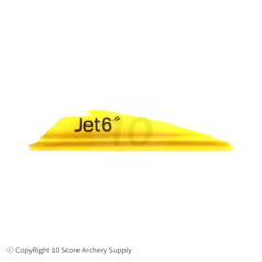 텐스코어 양궁 장비 화살 Jet6 스핀깃 노랑색 (50개), Yellow, 1개, 오른손/2.50